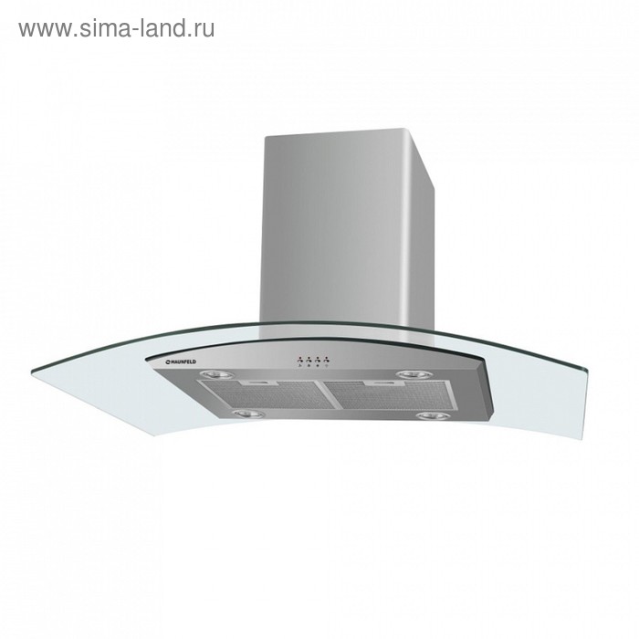 Вытяжка Maunfeld Ancona Plus A ISLA 90 каминная 1050 м3ч 3 скорости серебристаястекло 2799000₽