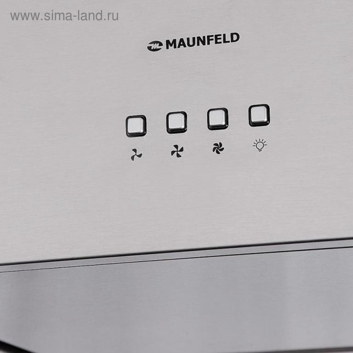 

Вытяжка Maunfeld Bath Plus, настенная, 3 скорости, 1050 м3/час, 45 см, серебристая