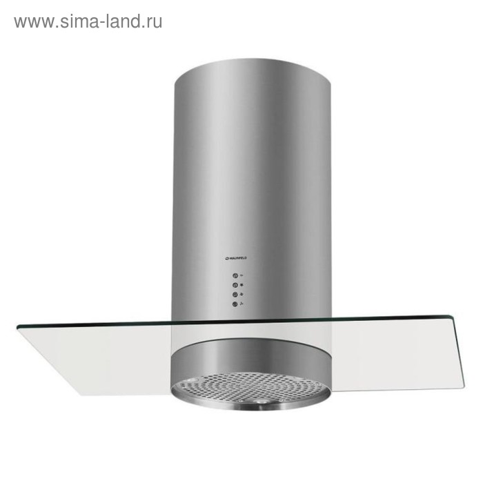 Вытяжка Maunfeld Berta Plus островная 3 скорости 1270 м3ч 90 см серебристая 3299000₽