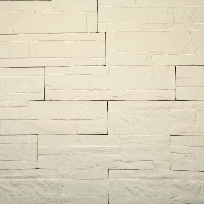 Плитка декоративная "Сланец" белый, м2