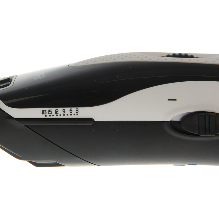 Машинка для стрижки SA-5172W, 2 насадки, стальные лезвия, 5-ступечатая регулировка лезвий