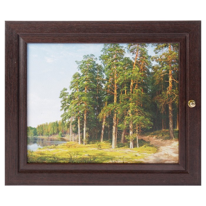 Ключница "Прибрежные сосны" венге 26х31 см