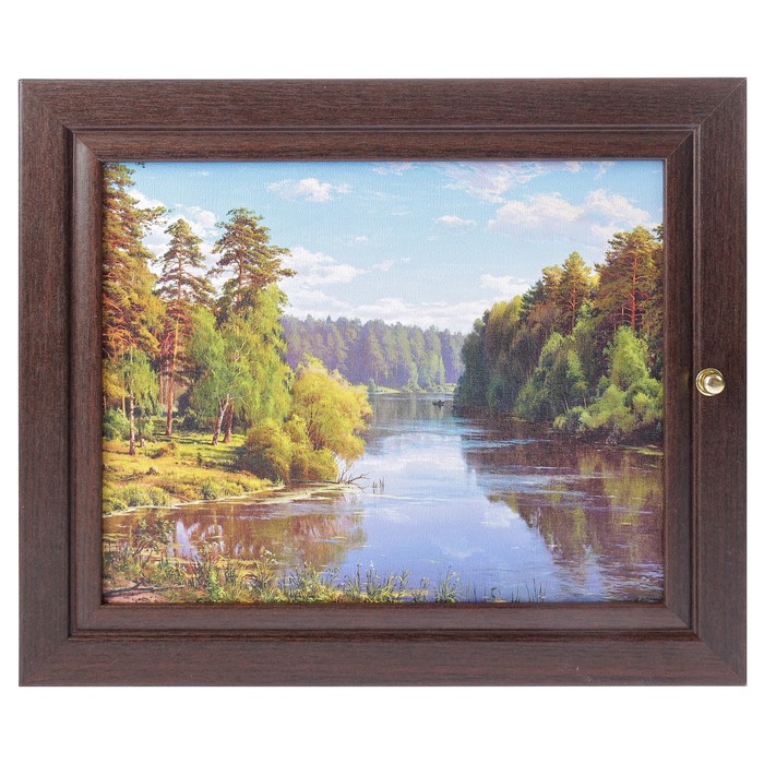 Ключница "Лесной разлив" венге 26х31 см
