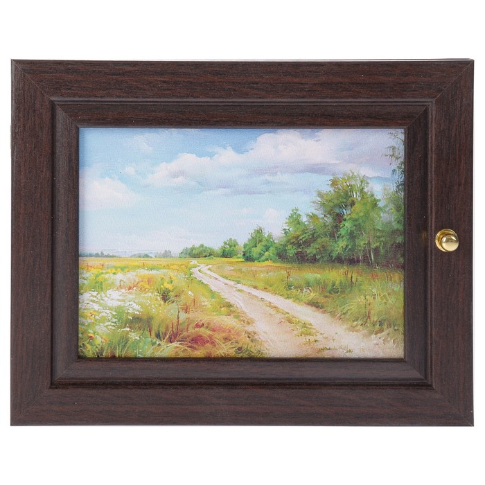 Ключница  "Летний день" венге 19х24 см