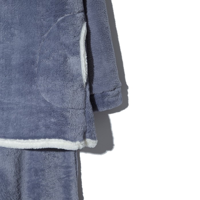 Комплект женский (толстовка, брюки) Грета цвет серый, р-р 48