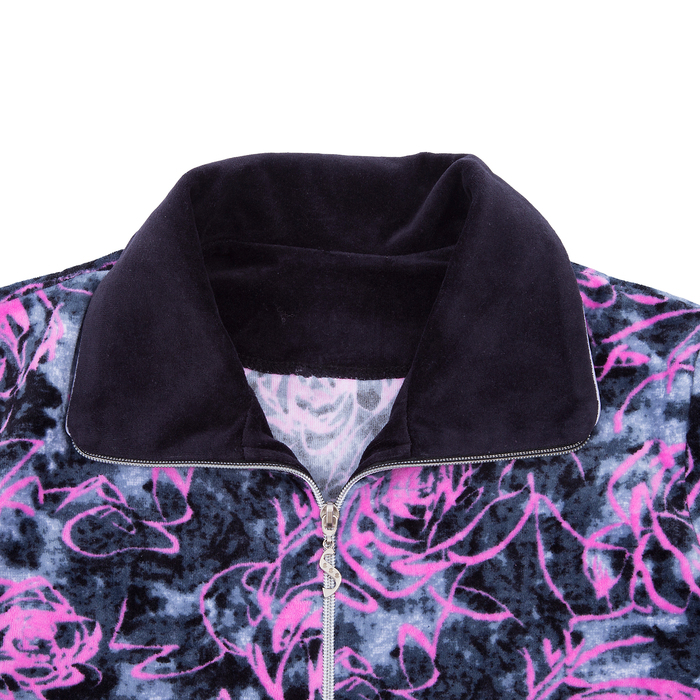 Комплект женский (толстовка, брюки) Ингрид цвет чёрный, р-р 58