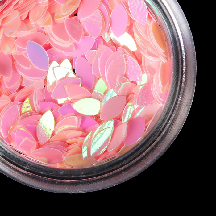 Камифубуки для декора ногтей "Листочки", цвет розовый