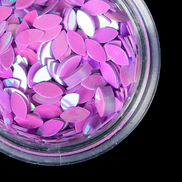 Камифубуки для декора ногтей "Листочки", цвет сиреневый