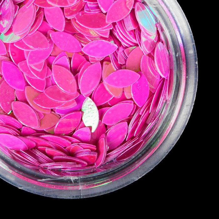 Камифубуки для декора ногтей "Листочки", цвет розовый