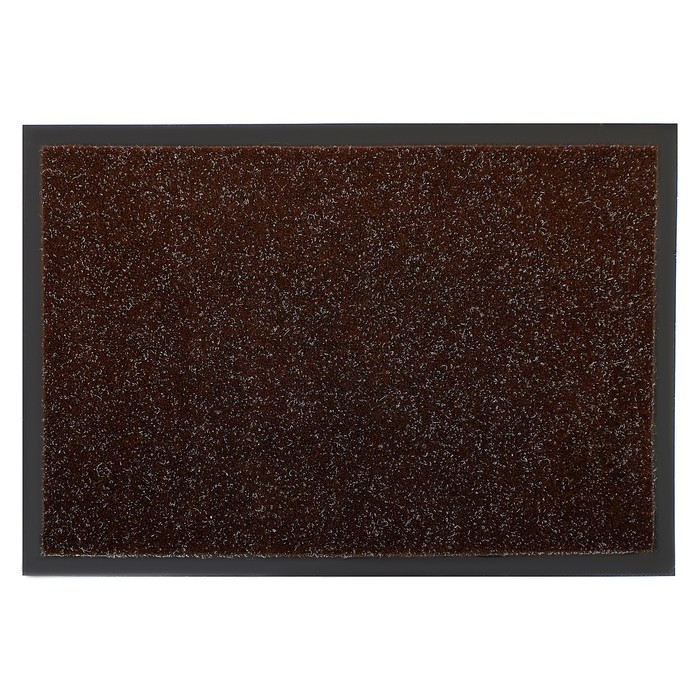 Коврик придверный, влаговпитывающий "Лофт", цвет коричневый