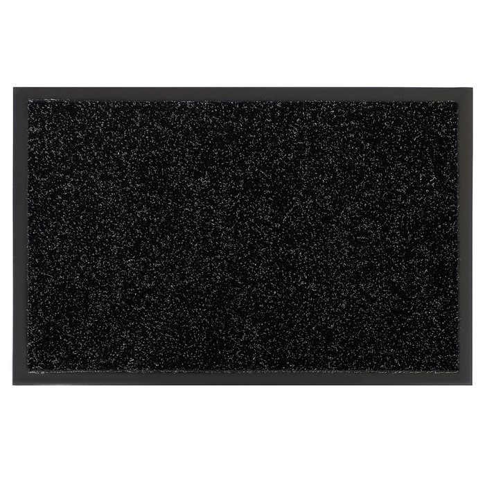Коврик придверный, влаговпитывающий "Лофт", цвет черный