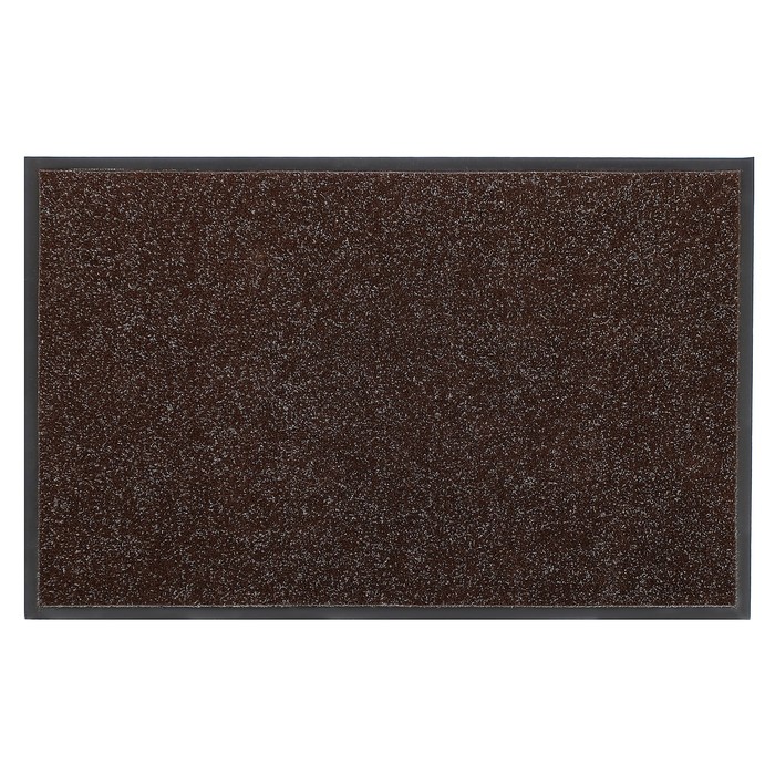 Коврик придверный, влаговпитывающий "Лофт", цвет коричневый