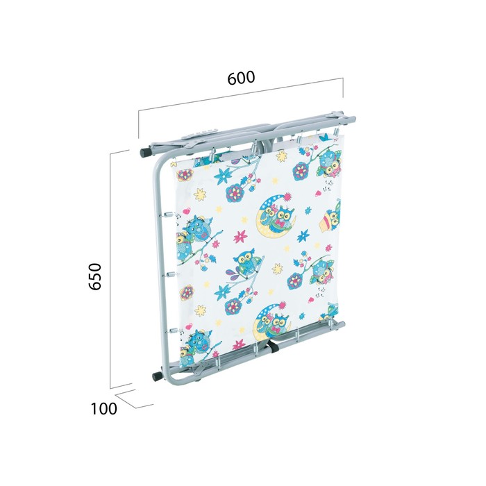 Раскладушка детская "Юниор" (жесткий) c89, с761, 152*62*25 см