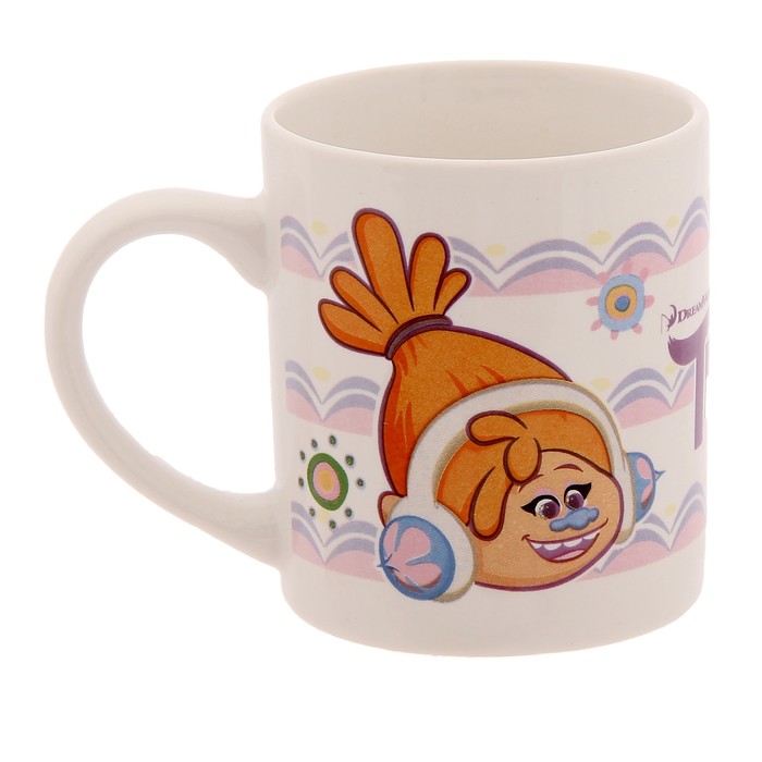 Набор посуды "Тролли", 3 предмета: кружка 210 мл, миска d=18 см, тарелка d=19 см, подарочная упаковка