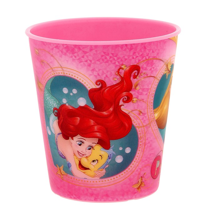 Стакан 3D 280 мл "Ариэль, Рапунцель, Белоснежка"