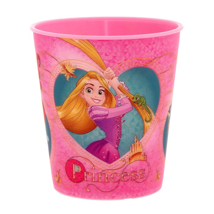 Стакан 3D 280 мл "Ариэль, Рапунцель, Белоснежка"