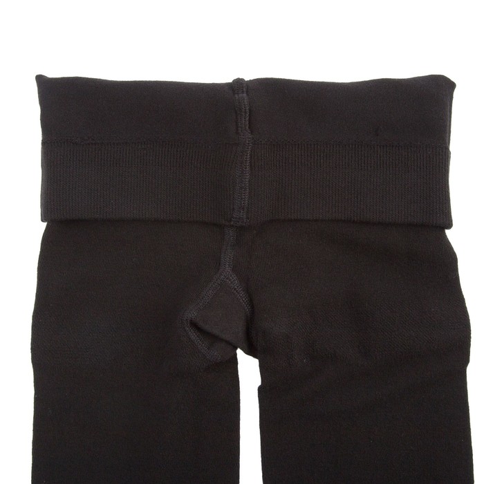 Колготки женские шерстяные Cotton Wool 180 цвет чёрный (nero), р-р 5