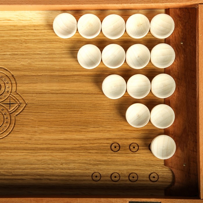 Нарды деревянные, резные, 51 х 22,5 см, микс