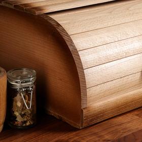 Хлебница деревянная "Этно", 37 см, массив бука от Сима-ленд