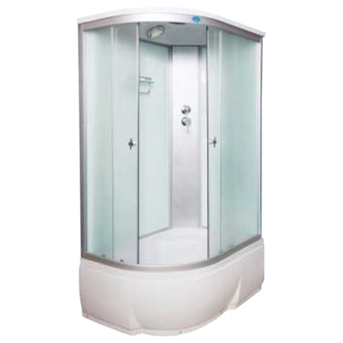 Душевая кабина ВМ 886, 120 × 80 × 215 см, правая, глубокий поддон, тонированная, стандарт
