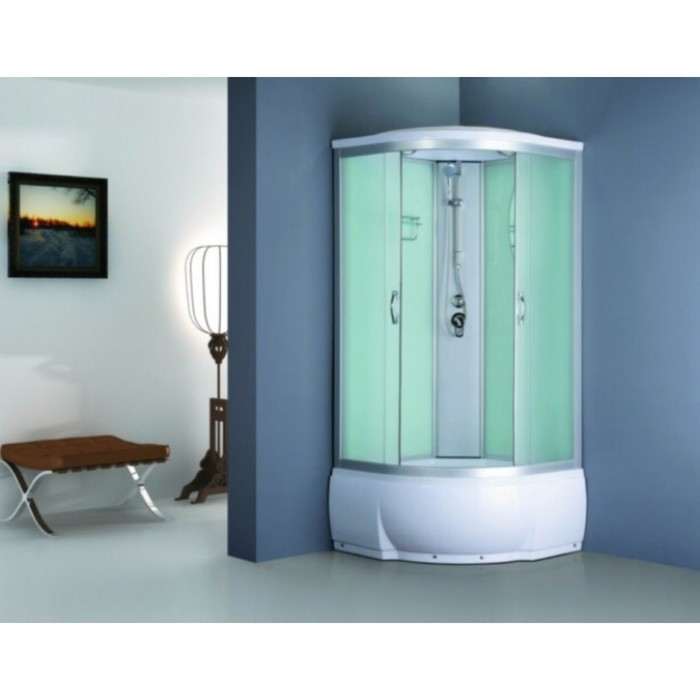 Душевая кабина ВМ 8811, 80 × 80 × 215 см, глубокий поддон, матовая