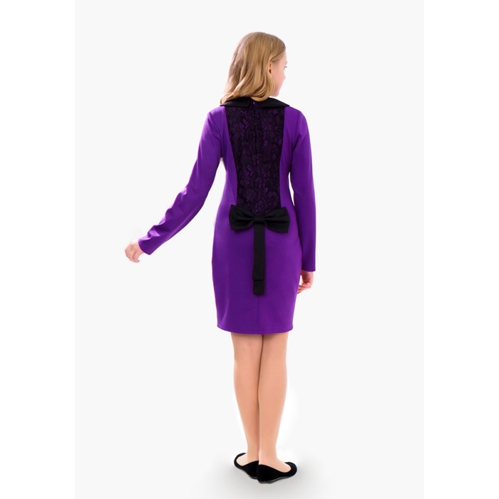 Платье нарядное детское, рост 146 см, цвет фиолетовый 2Т26-11