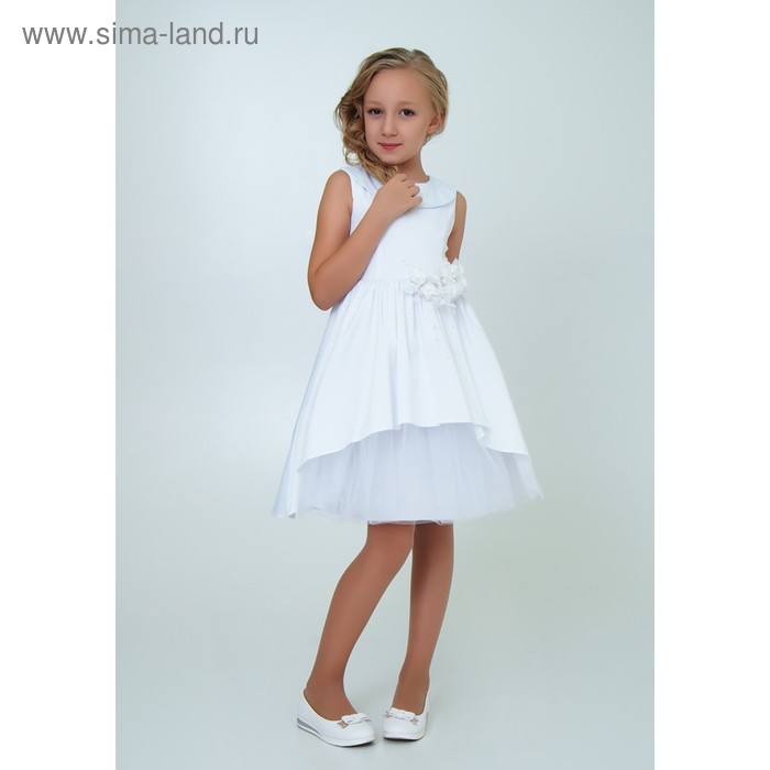 Нарядное платье для девушки белое