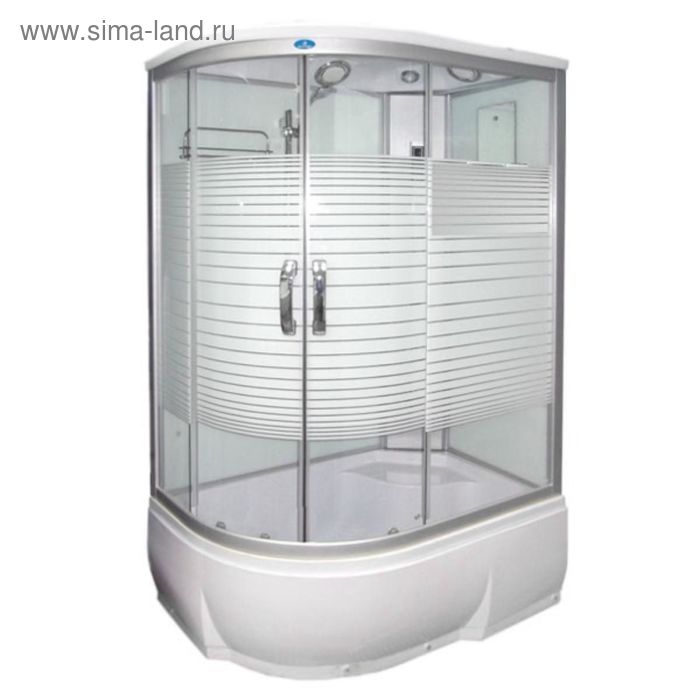 

Душевая кабина ВМ 8802, 120 × 80 × 215 см, комфорт-полоска, глубокий поддон, правая
