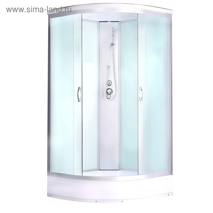 

Душевая кабина ВМ 883, 90 × 90 × 215 см, низкий поддон, матовая