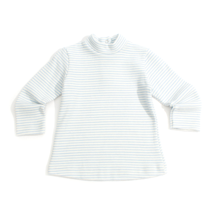 Джемпер для девочки, рост 80 см, цвет голубой, принт полоса Л781_М