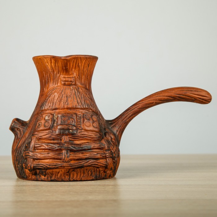 Турка для кофе 1 л "Пенёк" лепка