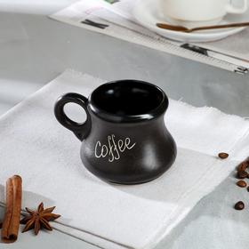 

Чашка "Coffee", чёрная, керамика, 0.3 л