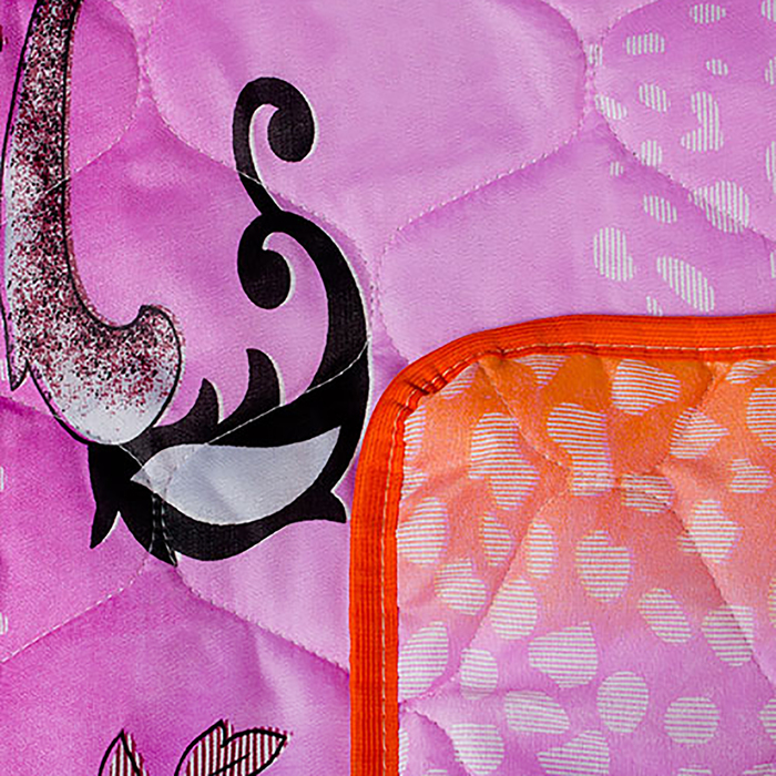 Покрывало Миледи евро 200 х 215 см Поэма, пэ100%, сумка ПВХ на молнии