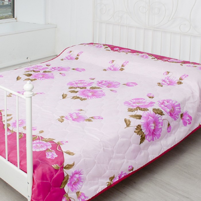 Покрывало Миледи евро макси 240 х 215 см Розмари, пэ100%, сумка ПВХ на молнии