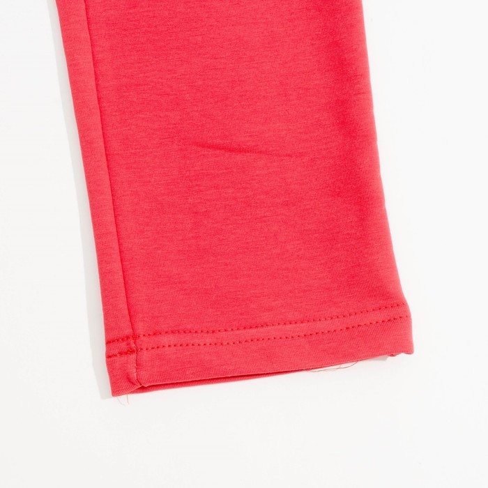 Комплект (куртка+брюки) для девочки, рост 104 см, цвет коралловый,принтнабивка Л879