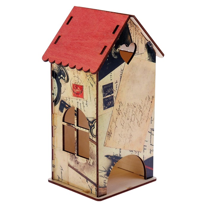 Чайный домик "Письма" (набор 7 деталей)  20х10х9 см