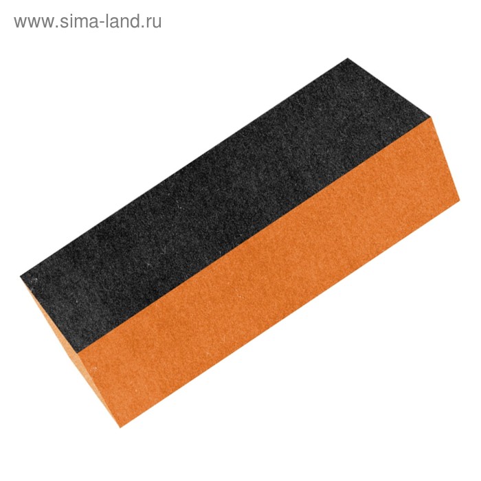 Блок для шлифовки ногтей, цвет чёрно-оранжевый (B-1)