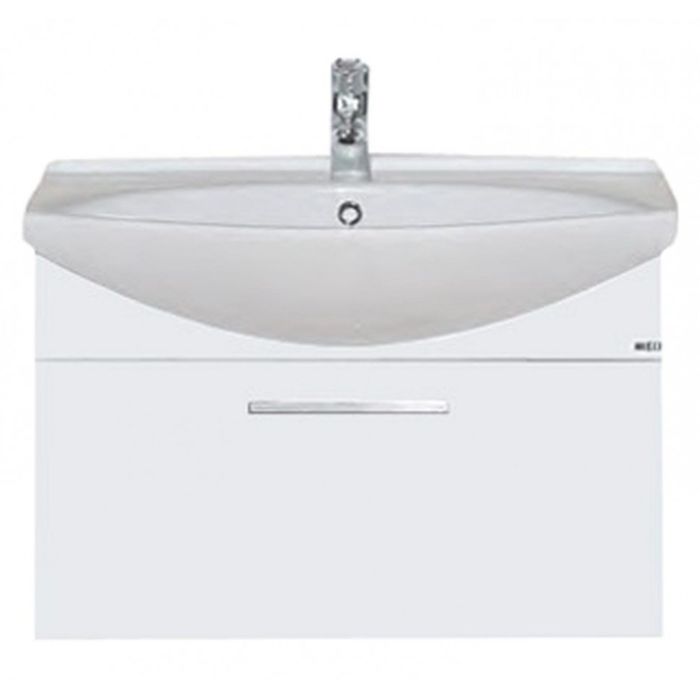 Тумба с раковиной Misty "Веста 75", подвесная, 1 ящик