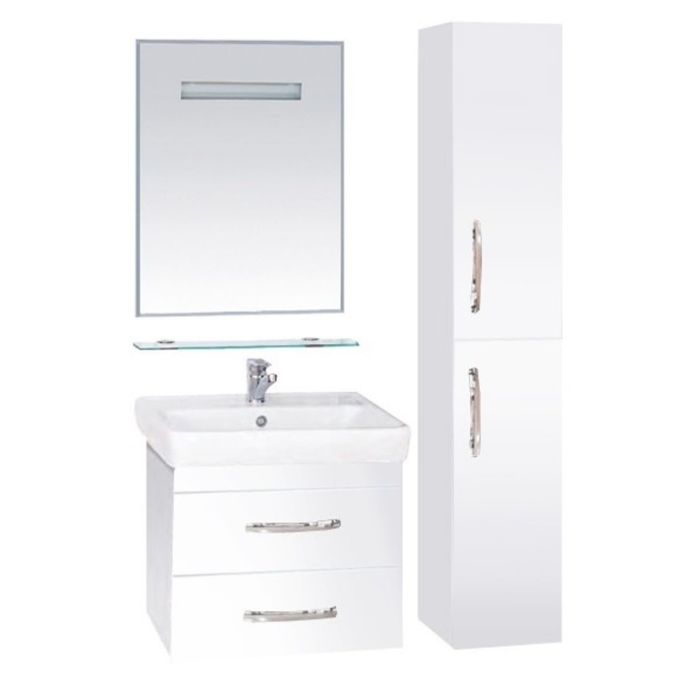 Пенал Misty "Эмилия 30", правый, белый, подвесной