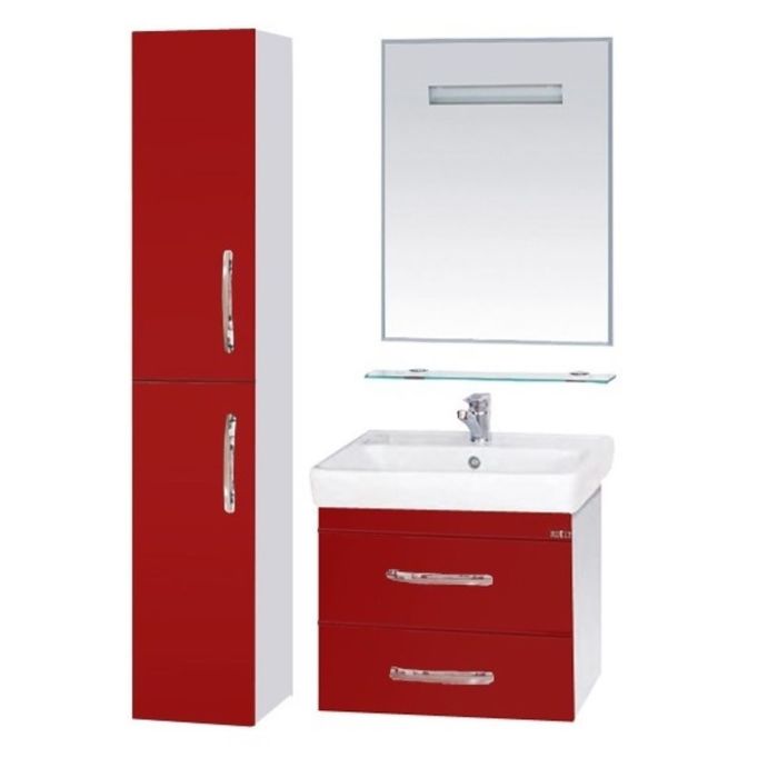 Пенал Misty "Эмилия 30", левый, красный, подвесной