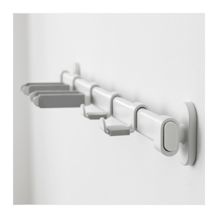 Вешалка с 4 крючками, белый ВАЙЕРТ