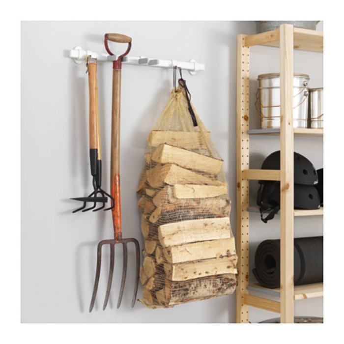 Вешалка с 4 крючками, белый ВАЙЕРТ