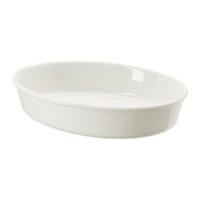 Форма для духовки, овал, белый ВАРДАГЕН