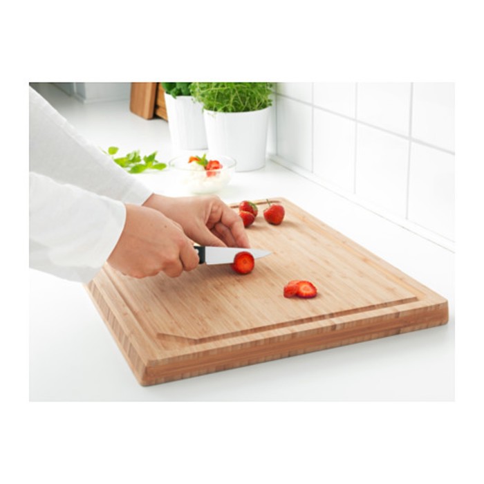 Нож для чистки овощей и фруктов, темно-серый ВАРДАГЕН 9 см