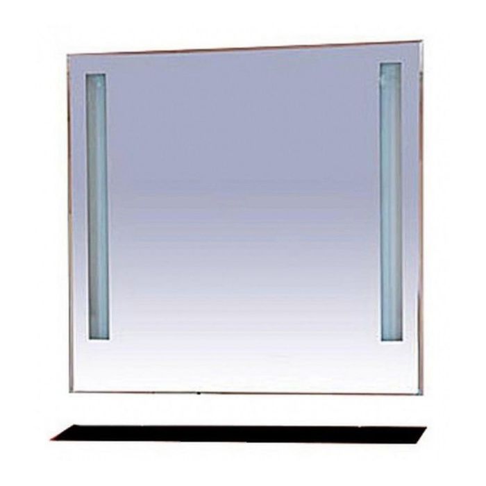 Зеркало Misty "Лика 105", с чёрной полочкой, с подсветкой