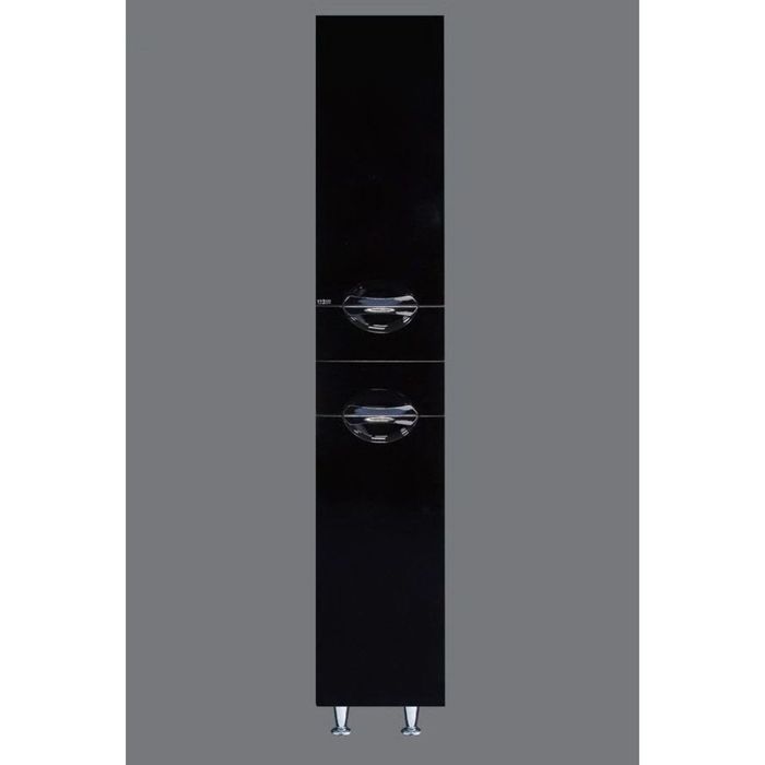 Пенал Misty "Жасмин 31", правый, черная эмаль