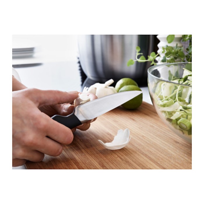 Нож для чистки овощей и фруктов, черный ВЁРДА 9см