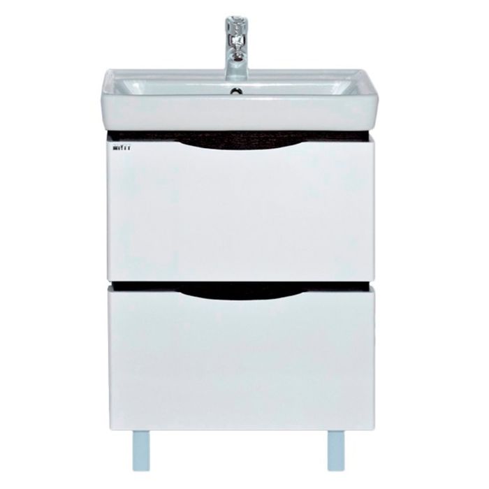 Тумба с раковиной Misty "Венера 70", 2 ящика, комбинированная