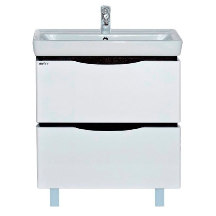 Тумба с раковиной Misty "Венера 80", 2 ящика, комбинированная