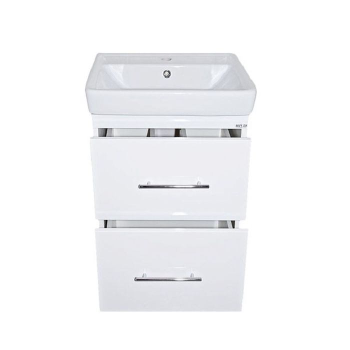 Тумба с раковиной Misty "Елена 60", 2 ящика, с доводчиком
